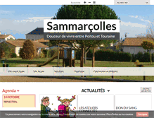 Tablet Screenshot of mairie-sammarcolles.fr
